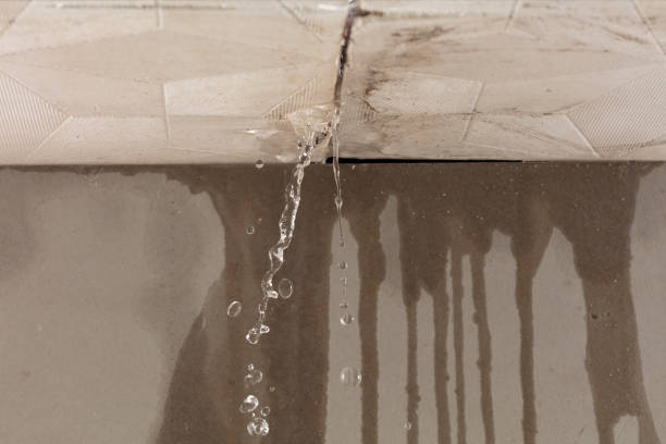 Professional Burst Pipe Cleanup technician working in Winchester, MA
